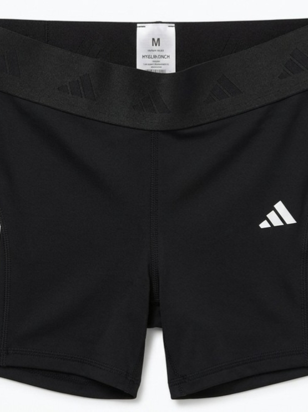 adidas Black Women’s Athletic Bike Shorts with Logo